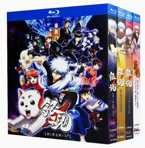 Blu‑ray】『銀魂』Blu-ray BOX（第1-4期全話＋劇場版＋完結篇ほか