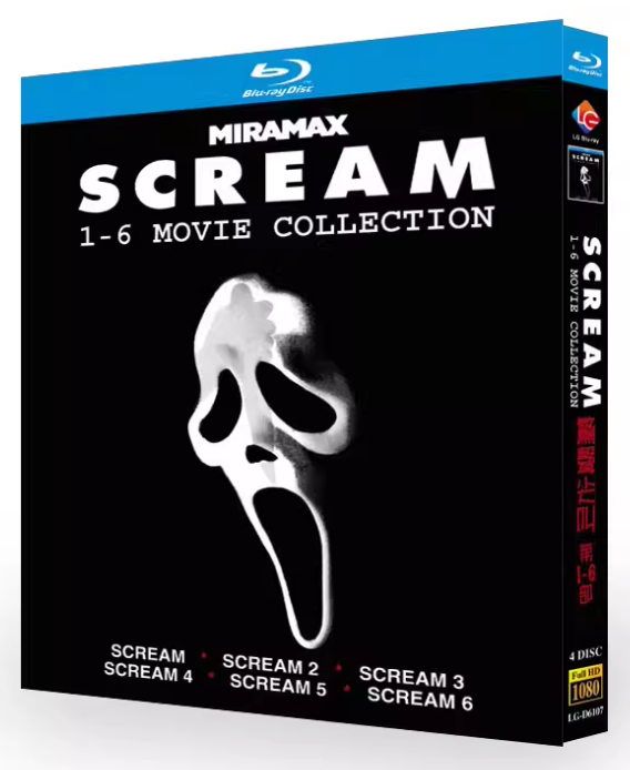 Blu-ray】SCREAM 1-6 MOVIE COLLECTION Blu-ray BOX（洋画／4枚組